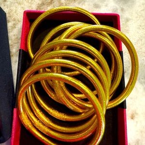 Budagirl Gold All Weather Bangles - SET OF
9 - SERENITY PRAYER